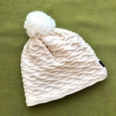 【北欧】reima レイマ ニット帽 白 ニットキャップ スキー...