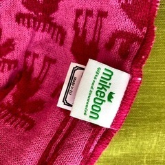 【北欧】mikebon ミケボン ニット帽 ピンク トナカイ ニットキャップ スキー 帽子 防寒 子供 キッズ フィンランド スキー帽 冬用の画像