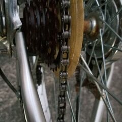 中古自転車 6段変速 27インチLEDオートライト 軽整備済み 防犯登録対応 町田市 相模原市042MMの画像
