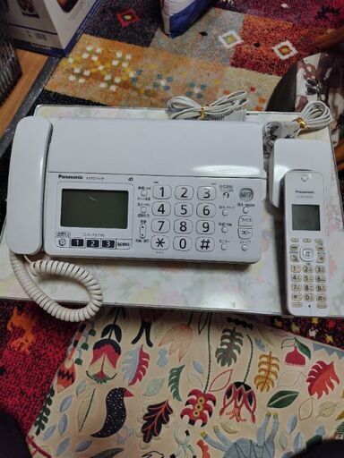Pansonicファクシミリ　子機付　KX-PZ210DL-W　2018年製【6】