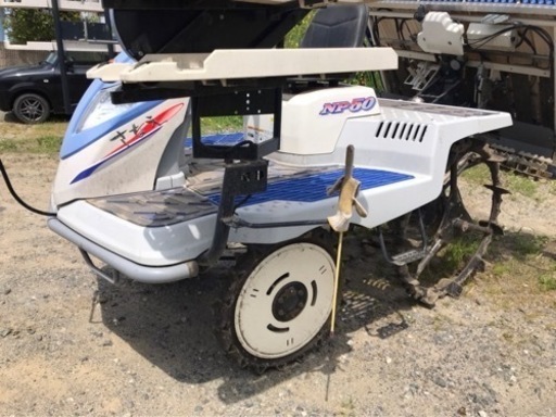 交渉中　福島県｜59時間☆イセキ｜田植え機｜さなえ｜5条植え｜NP50V-L｜電動苗レール｜オートリフト｜あぜクラッチ｜Zターン｜NP50｜中古｜整備済み｜バッテリー新品