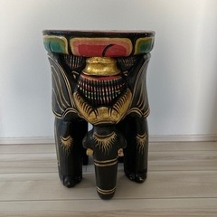 アジアン家具　象　丸椅子