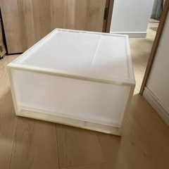 【格安❣️】無印　収納ケース2個セットの画像