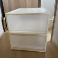 【格安❣️】無印　収納ケース2個セットの画像