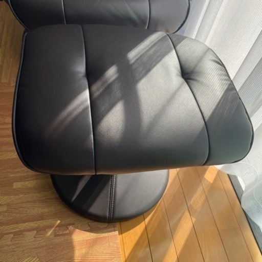 1人掛けソファ オットマン付き　