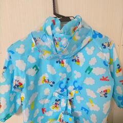 ミッキー柄　カッパ 100センチの画像