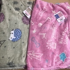 フランネルひざ掛け2枚セット