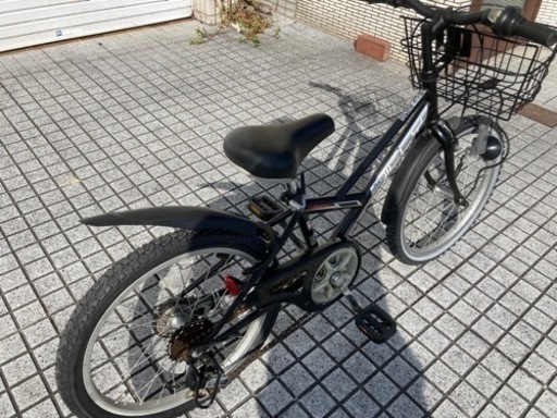 【20インチマウンテンバイク】6段変速　前後泥除け付　リヤタイヤ新品❗️若林自転車　唐崎店　SALE中❗️