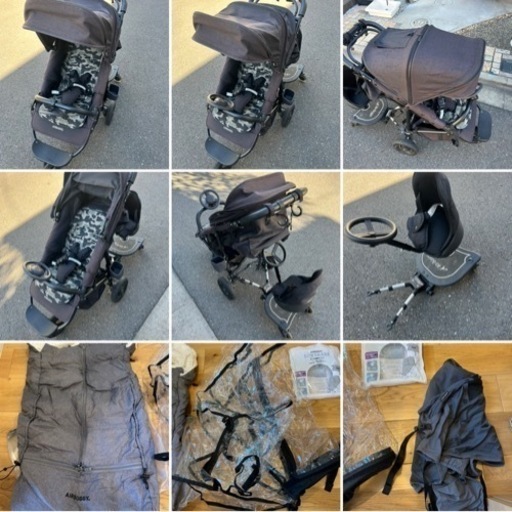 エアバギー(AIRBUGGY)ベビーカー、オプション多数！