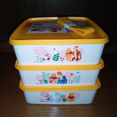 ★Disney★Pooh 3段ピクニックボックス★中古品★