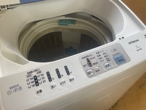 111404 日立7kg洗濯機 