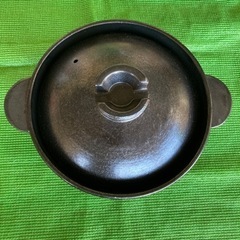 中古　ガス用　陶器鍋の画像
