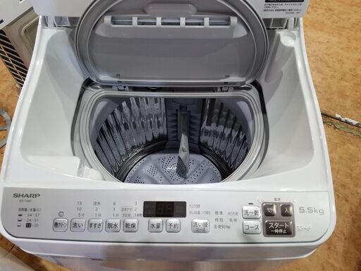 SHARP 2022年式 洗濯機 乾燥機 es-tx5f-s 説明書付き 2022年