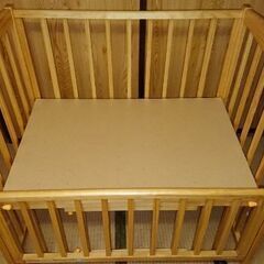 【美品中古品】ハピネス ベビーベッドの画像