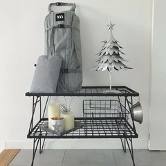 CAMPING MOON キャンピングムーン アウトドア フィールドラック ブラック ラック２点・収納ケース１点セット の画像