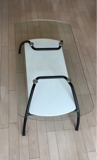 ニトリ　センターテーブル　ガラス