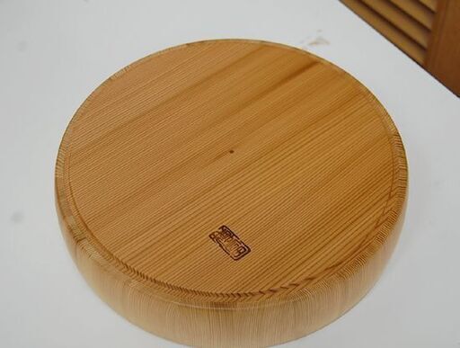 樽冨かまた 丸重一段 直径24×高さ6cm 秋田杉 桶樽伝統的工芸 元箱付き