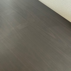 机　茶色　デスク　勉強机　シンプル　分解式の画像