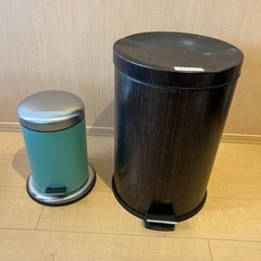 ゴミ箱　ニトリ　IKEA 大きめ　と小さめ　足で踏むタイプになります！