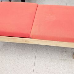 ★ジモティ割あり★  ベンチ オレンジ H×D×W クリーニング...