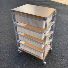 無印良品 MUJI スチールユニットシェルフ 布製シェルフ バス...