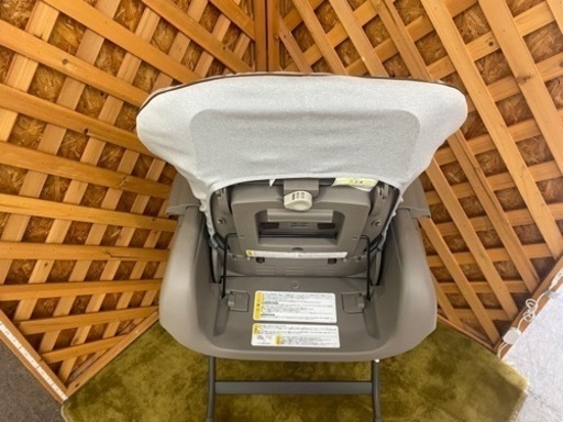 【愛品館 江戸川店】コンビ ネムリラ 4キャス オートスウィング プラッドグレー2021年モデル 電動ハイローチェア ID:110-024369-007