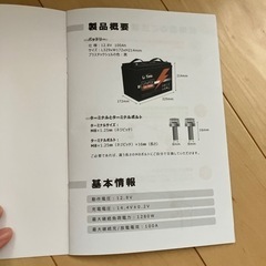専用ページ　リン酸鉄リチウムイオンバッテリー　12v100Ah リタイム　litime 蓄電池　ソーラー　車中泊　キャンプの画像