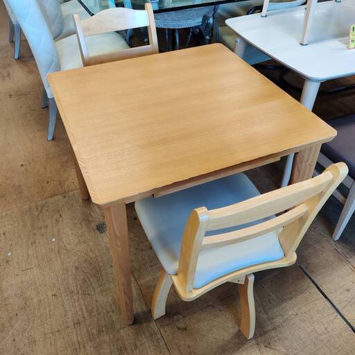 【愛品倶楽部柏店】ニトリ 引出付ダイニングテーブル/回転式チェア ロレイン2/メジャー