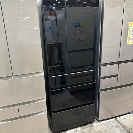 【程度良好】パナソニック 冷蔵庫 6ドア 550L パーシャル搭載 アルベロダークブラウン NR-F556HPX-T 2020年製