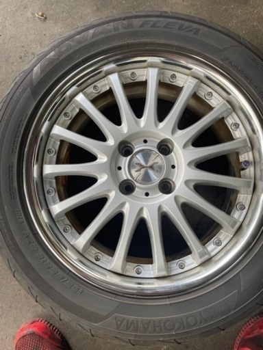 YOKOHAMA 夏タイヤホイール付き（maverick 16インチ）4本セット