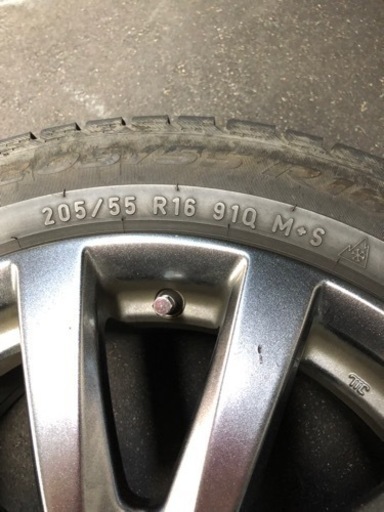 27年BMW118スタイル　着用スタッドレスタイヤホイール