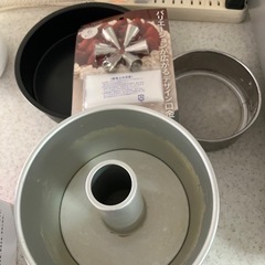 ハンドミキサー、シフォンケーキ型、他の画像