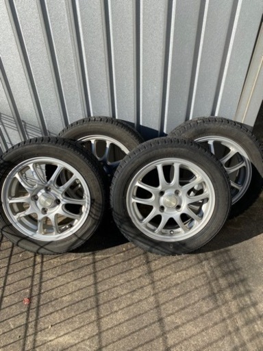 中古　軽自動車用　155 65 14 アルミホイール　ナット有