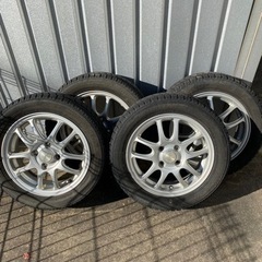 中古　軽自動車用　155 65 14 アルミホイール　ナット有