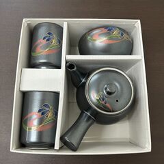 湯呑2個　急須　灰皿　セット