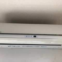 18年製　TOSHIBA エアコン　室外機　リモコン付き