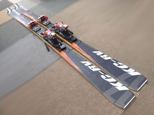 札幌【180cm カービングスキー3点セット オガサカ 覇 】KC-RC17 ビンディング/MARKER プレート/OGASAKA デ