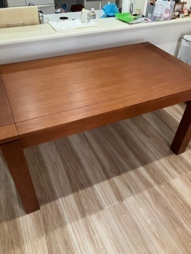 【取引完了】美品☆大きいダイニングテーブル☆椅子付き