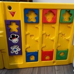 500円お値下げ！日本育児　ベビーサークル　ミュージカルキッズランドDX 8枚の画像