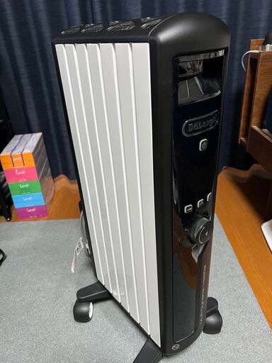 [値下げ]デロンギ(DeLonghi)マルチダイナミックヒーター ゼロ風暖房 ピュアホワイト+マットブラック [6~8畳用] MDHU09-BK