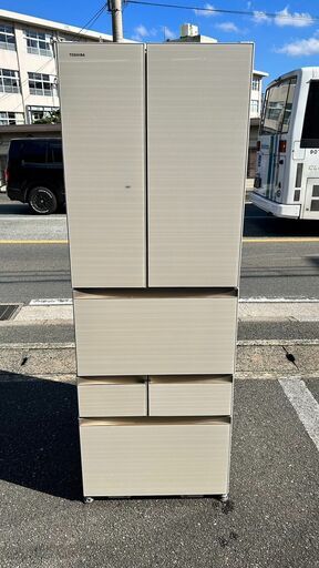 ▼値下げ▼6ドア冷蔵庫 東芝 2019年 GR-R510FZ 508L れいぞうこ キッチン家電【安心の3ヶ月保証】自社配送時代引き可※現金、クレジット、スマホ決済対応※