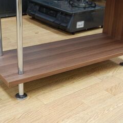 オープンシェルフ 幅80×奥行30×高さ120cm 棚 収納家具 リビング収納 ブラウン系 オープンラック 札幌市 清田区 平岡の画像