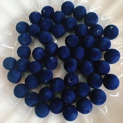 最安値！フロッキービーズ アクセサリーパーツ 1個あたり約4.7円！約6,000個！4色まとめ売り  ベロアビーズ ビーズの画像