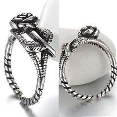 アンティーク/フラワーリング（新品）10号/お買い得の画像