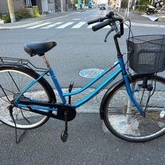 26インチ 自転車 ママチャリ 半カバー 中古