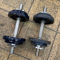 クローム　ダンベル　合計7.5kg　鉄アレイ　筋トレ　自主トレ
