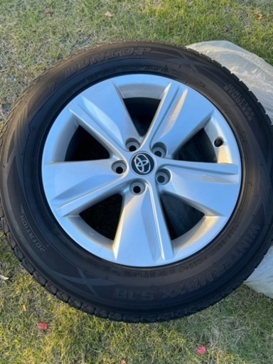 SUV用17インチスタッドレスタイヤトヨタ純正ホイール４本セット