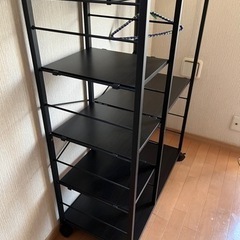 【美品】スチールハンガーラック の画像