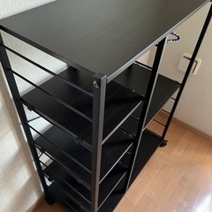 【美品】スチールハンガーラック の画像