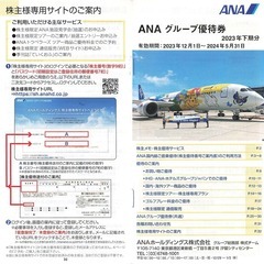 ANA　株主優待券2枚の画像